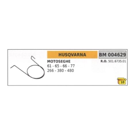 Arrancador de retroceso por muelle Motosierra HUSQVARNA 61 - 65 - 66 - 77 - 266 - 380