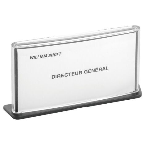 Plaques de signalisation 3 en 1 - format carte de visite (1/2)
