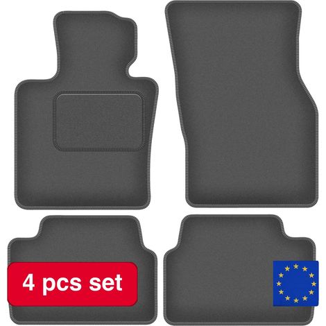 Tapis de sol pour voiture, sur mesure pour Mini Cooper F55, protection durable, Gris (1/5)