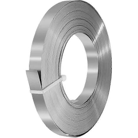 Bobine en acier inoxydable 304 durable avec ruban de 12 mm de large et 0,4 mm d'épaisseur pour une fixation sécurisée (1/5)