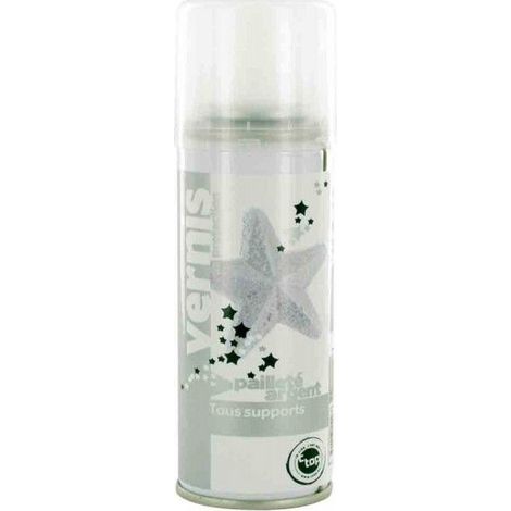 Vernis De Protection Finition Pailleté Argent - Tous Supports - 125ml