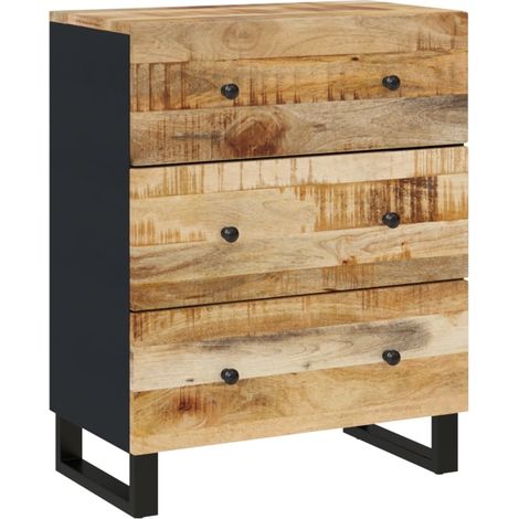 Sideboard 60x33x75 cm Massivholz Mango vidaXL (1/5)