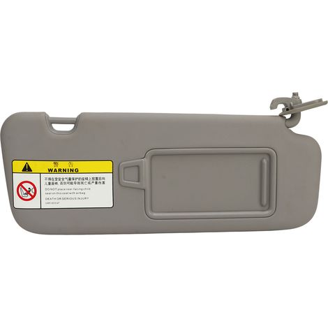 Sonnenblende mit Spiegel (Beifahrerseite) 85220 F0100TTX für Hyundai Elantra AD 2016–2019, grau, rechte Sonnenblende mit Beleuchtung, OEM-Ersatzteil (1/5)