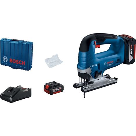 Bosch - 18V Akku-Stichsäge, 2x Akku 4,0 Ah, Ladegerät 06015B3024 (1/4)