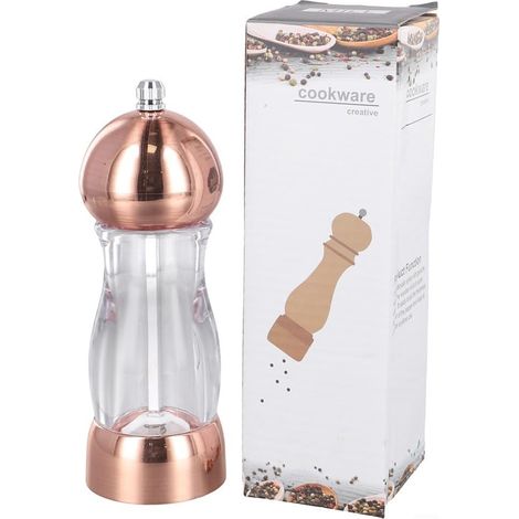 Moulin à poivre efficace avec design transparent, parfait pour (1/5)