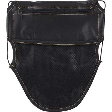 Decdeal Organisateur de rangement de siège, sac, conception à double poches à la mode pour moto scooter