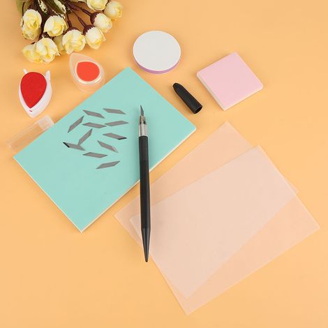Kit de Gravure sur Tampon en Caoutchouc DIY pour Artisanat Créatif (1/5)