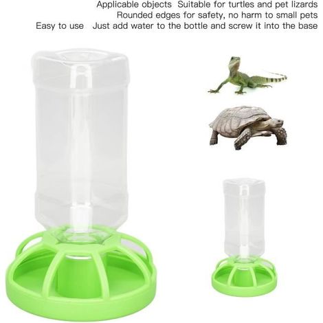 Bol d\'eau de Nourriture pour Reptiles , Accessoire Tortue Terrestre, Abreuvoir Tortue , pour Petits zhuoshop (1/4)