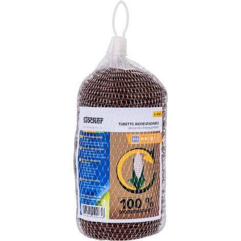 Stocker Macarrón biodegradable marrón 100 mt 3mm
