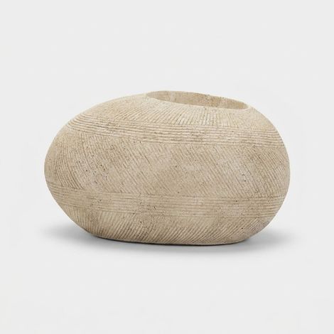 Vaso da esterno in polyresin decorativo Stone 30 (1/5)