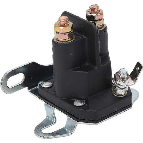 Démarreur relais 4,8W 12V pour tondeuse à gazon, tracteur de jardin, quad et motoneige - Pièce de rechange moteur, contacteur de démarrage universel (1/5)