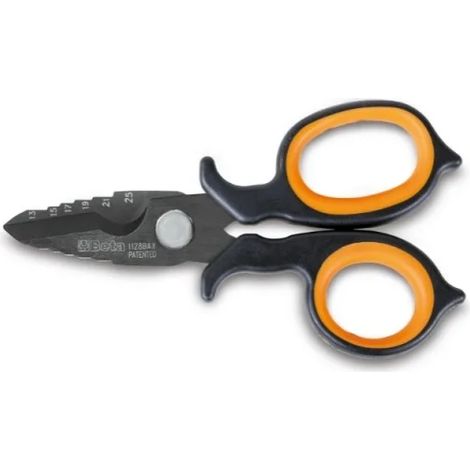 FORBICI PER ELETTRICISTI ASIMMETRICHE INOX BETA 1128BAX