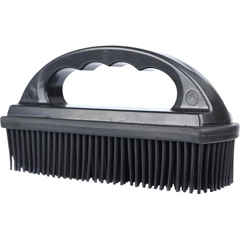 Brosse en caoutchouc pour enlever les poils d'animaux, les peluches et les poils de chat, brosse en silicone pour enlever les peluches et les débris pour le nettoyage, l'entretien du pelage, la maison (1/5)