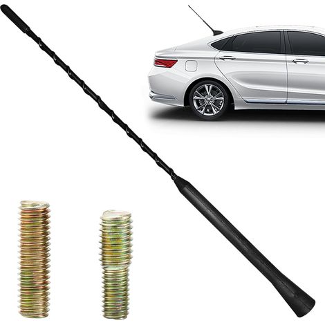 Antenne Radio Voiture Universelle, 28CM, Noir, AM/FM/DAB, Compatible avec la plupart des véhicules, Facile à installer (1/5)