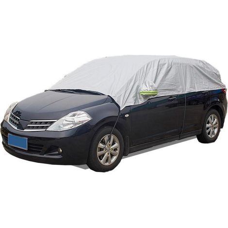 Halbe Autoabdeckung Wasserdicht für Kleinwagen & Kompakt-SUV, Winddicht & Reflektierend (1/5)