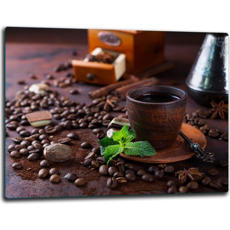 Glasschneidebrett 52x40 Kaffee (1/5)
