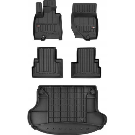 SET Alfombrillas de goma 3D INFINITI QX70 2013-2018 (1/5)