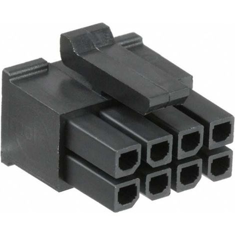 Connettore Micro Fit maschio 4X2 vie