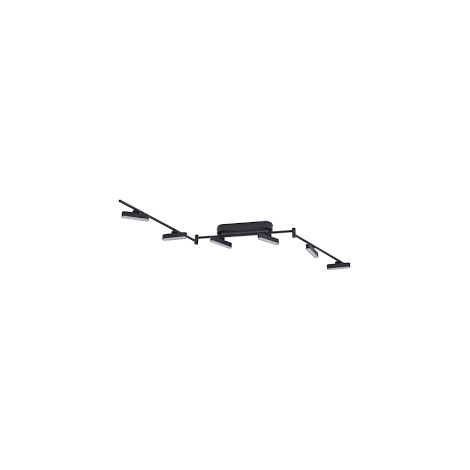 [GEBRAUCHT] B-Ware Lindby LED Strahler Deckenleuchte Lichtleiste Eldrin Schwarz dimmbar sechsflammi (1/2)