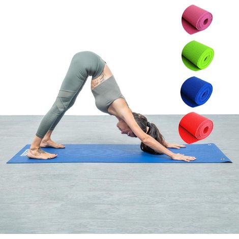 TRADE SHOP - Tappetino Yoga In Pvc 61x173x0.3 Cm Tappeto Aerobica Fitness Pilates Palestra - (1/5)
