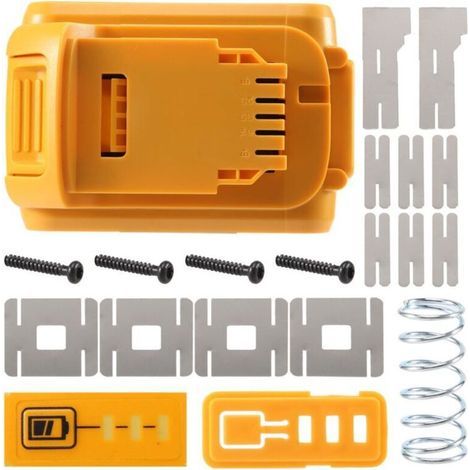Ersatz-Batteriegehäuse aus Kunststoff für 20V/18V-Li-Ion-Akkus, Teileabdeckung, 3A/4A/5A (1/4)