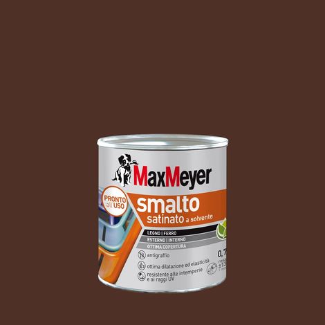 MaxMeyer Smalto a Solvente Satinato Marrone R8016 0,750 l (1/4)