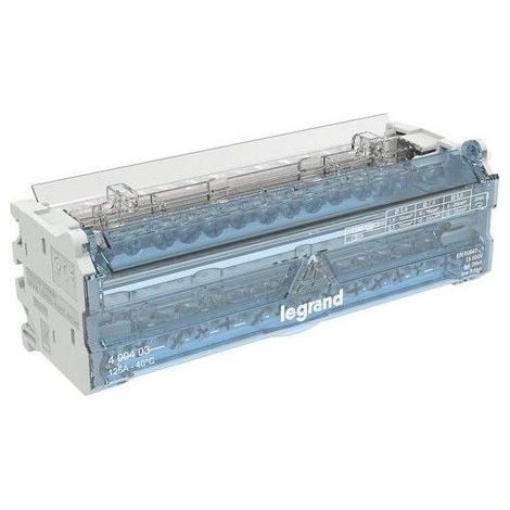 LEGRAND 400403  2P 125A modularer Verteilerrahmen mit versetzter Sammelschiene 14 Ausgänge 8 Module
