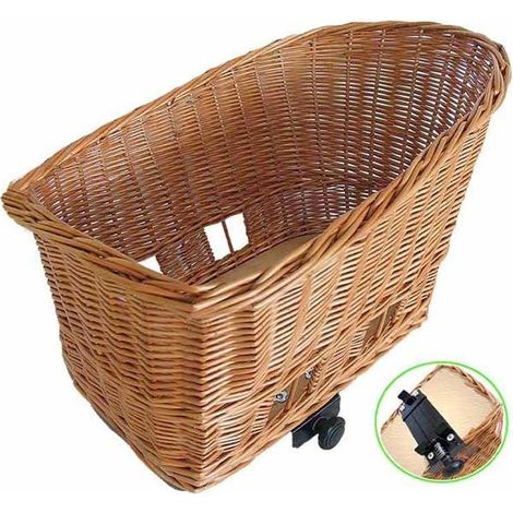 Basil Pasja Panier vélo osier pour chien 10 kg
