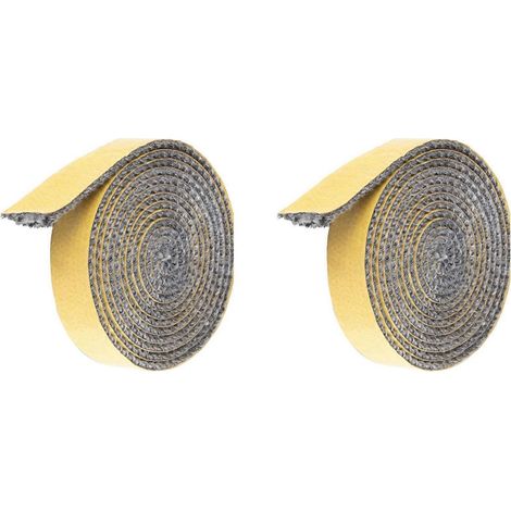 2 joints d'étanchéité pour porte de poêle à bois en fibre de verre haute température (2 m), 3 mm x 18 mm x 2 m. (1/5)