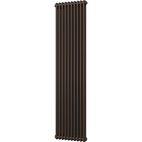 Alpha - Black Copper Vertical Column Radiator H1800mm x W460mm 2 Column (1/3)