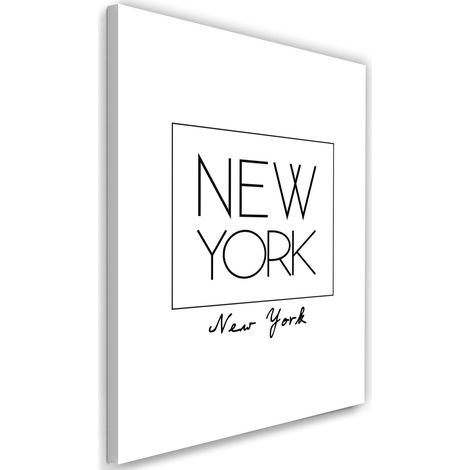 Tableau sur toile inscription New York 40x60 (1/5)