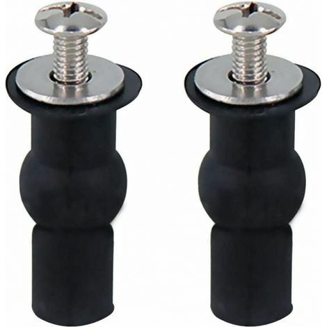 Fixations, charnières et accessoires de fixation pour abattant de toilettes, adaptés (1/5)