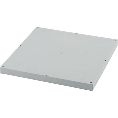 Suinga – Couvercle pour bouche d'évacuation monobloc 40x40 cm – Polypropylène haute qualité – Résistance aux chocs – Pour drains et regards d'évacuation