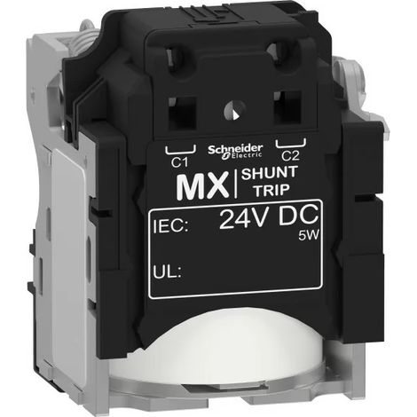 SCHNEIDER LV429390 BOBINA MX 24V DC INTERRUTTORE AUTOMATICO ACCESSORIO NSX100-630