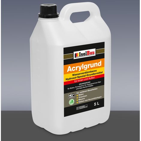 IsolBau Primer acrilico a penetrazione profonda Acrylgrund 30 L (1/3)