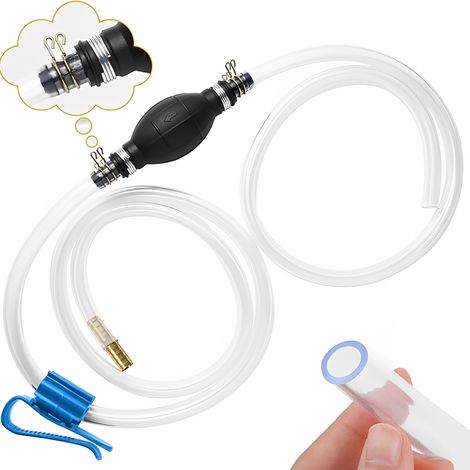 1 Pompe à siphon, tuyau 15 mm, PVC robuste, pour essence, huile, diesel, eau, aquarium（Troisième trimestre : Nouveaux produits en septembre） (1/5)