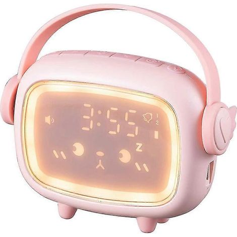 Réveil pour chambre de fille, aide au sommeil pour enfants, veilleuse (1/5)