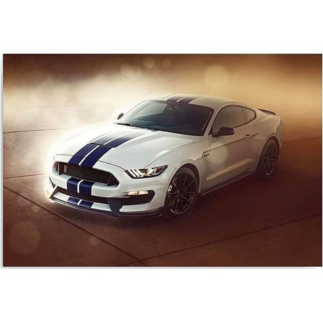 Tableau bois voiture de sport 5 - 70 x 50 cm (1/5)
