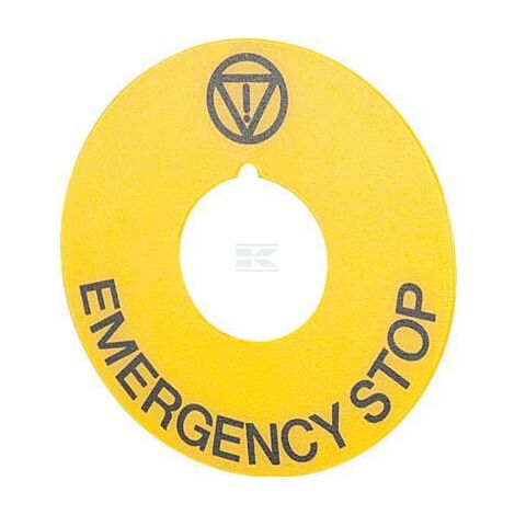 Plaque jaune NEW-ELFIN 020D23