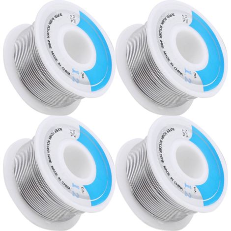 10 pièces de fil d'étain de 1,2 mm, 100 g, fil à souder écologique pour le soudage électrique (1/5)