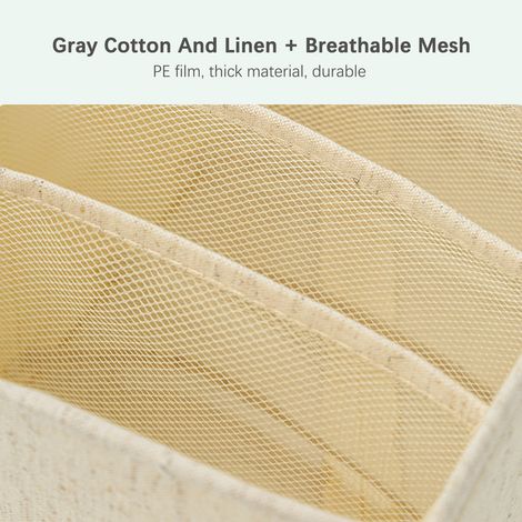 Organisateur de tiroir pour vêtements en coton, organisateur de jeans, boîte de rangement pour vêtements (1/5)