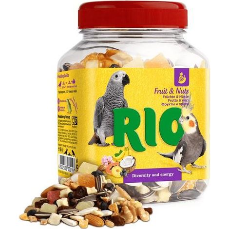 Rio Fruit and Nuts Mix Natural Treat for Birds 160g - PK 6 - 267670