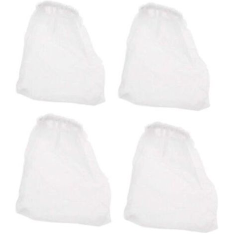 Lot de 4 sacs en nylon réutilisables pour aspirateur de graviers d'aquarium