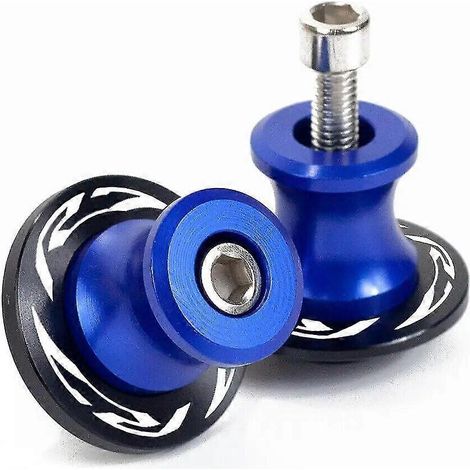 Für YAMAHA YZF-R7 2022-2024 Motorrad-Armständer Schwingenaufnahmen Stützgleiter 8mm Schraube Motorradteile - Blau (1/4)