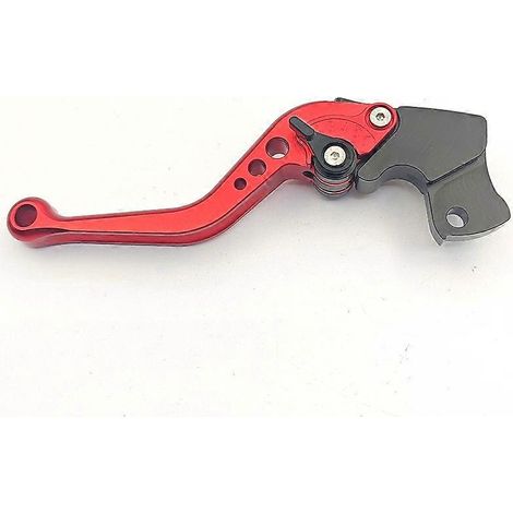 Accessoires pour motos KTM RC125/200/390 Duke 250 : poignée de klaxon d'embrayage modifiée, biellette de direction (tige courte rouge). (1/5)