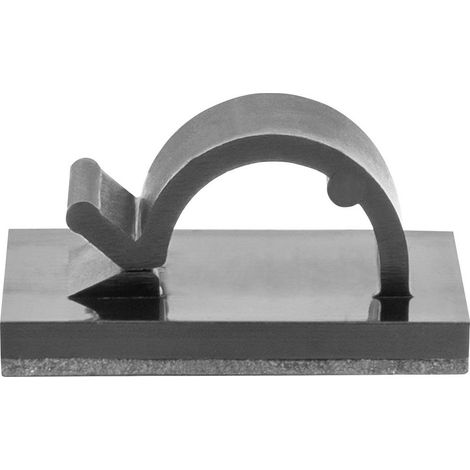 HellermannTyton MAGRB8-PA66/NDFEBR5-BK (15) Clip de câble 151-04464 Plage de Ø du faisceau 8 mm (max) noir 15 pc(s) (1/3)