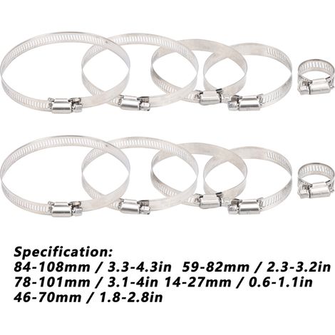 Set mit 25 robusten amerikanischen Schlauchschellen und -klemmen (1/5)