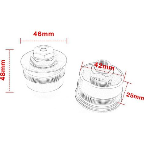 1 pair of front shock absorber screws for 06-10 Suzuki GSXR600 750 (1/4)