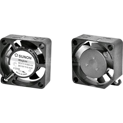 Sunon MF25101V21000UA99 Ventilateur axial 12 V/DC 5.09 m³/h (L x l x H) 25 x 25 x 10 mm