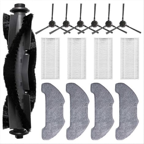 Lot de 2 brosses latérales pour robot aspirateur P30, accessoires de remplacement, pièces détachées compatibles, nettoyage efficace des coins et plinthes. (1/5)